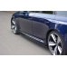 Накладки сплиттеры на пороги на Audi RS4 B9